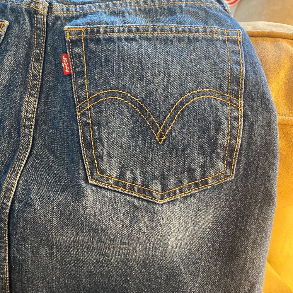 Levi's Dark Blue Mini Skirt - Picture 6 of 16